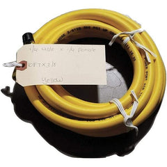 Dynabrade - 3/8" ID 10' Long Hose - Female/Male Ends, 1/4" Fitting, Red - Industrial Tool & Supply