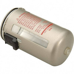 Dynabrade - 55 CFM Max Air Flow, 145 Max psi, Filter Lubricator Bowl Assembly for Regulator Lubricators - 140°F Max, For Use with 10671, 10673, 10675, 10677, 10679, 10681 - Industrial Tool & Supply