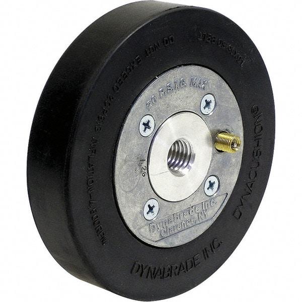 Dynabrade - 5" Wheel OD, 1" Wheel Width, 4,500 RPM, Aluminum, Pneumatic Wheel with Hub - 15-1/2" Long x 1" Wide, 5/8" Wheel Arbor Hole, For Use with 13214 & 13523 Dynastraight Air-Powered Abrasive Finishing Tools - Industrial Tool & Supply