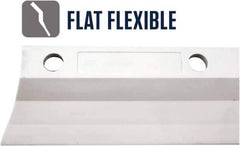 SEYMOUR-MIDWEST - 19" Rubber Blade Floor Squeegee - Threaded End, Single Edge, Gray, Use with 78255 - Industrial Tool & Supply