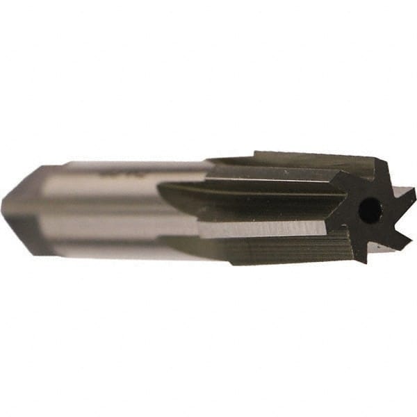 Emuge - 1" Pipe, 1.1024" Small End Diam, 63/64" Straight Shank, 43mm Flute, Taper Pipe Reamer - Industrial Tool & Supply