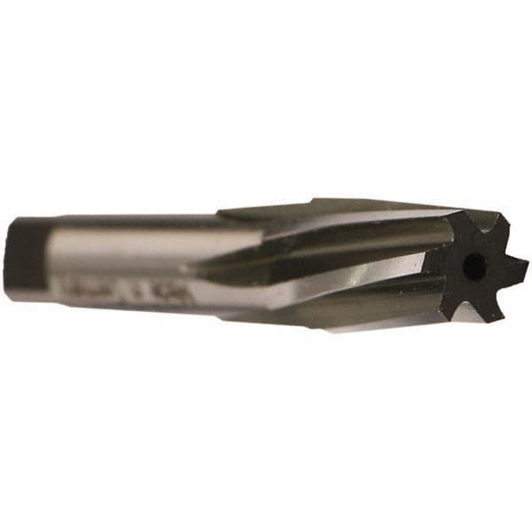 Emuge - 1" Pipe, 1.1024" Small End Diam, 63/64" Straight Shank, 43mm Flute, Taper Pipe Reamer - Industrial Tool & Supply