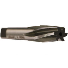 Emuge - 1/4" Pipe, 0.4055" Small End Diam, 0.4331" Straight Shank, 27mm Flute, Taper Pipe Reamer - Industrial Tool & Supply