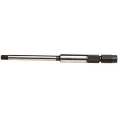 Emuge - #12 Inch Tap, 5.12 Inch Overall Length, 17/32 Inch Max Diameter, Tap Extension - 0.22 Inch Tap Shank Diameter, 0.255 Inch Extension Shank Diameter, 0.191 Inch Extension Square Size - Industrial Tool & Supply