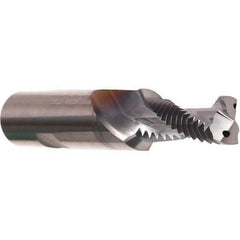 Emuge - 9/16-12, 0.482" Cutting Diam, 2 Flute, Solid Carbide Helical Flute Thread Mill - Internal Thread, 1.339" LOC, 4.331" OAL, 16mm Shank Diam - Industrial Tool & Supply