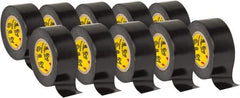 3M - 3/4" x 20', Black Vinyl Electrical Tape - 7 mil Thick, 1,150 V/mil Dielectric Strength - Industrial Tool & Supply