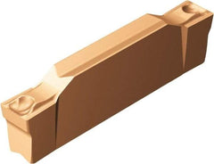 Sandvik Coromant - FN123 GF Grade 1125, 2.39mm Cutting Width Carbide Grooving Insert - 19.2mm Max Depth of Cut, Neutral, 0.4mm Corner Radius, TiAlN Finish - Industrial Tool & Supply