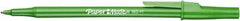 Paper Mate - 1mm Ball Point Stick Pen - Green - Industrial Tool & Supply