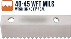 SEYMOUR-MIDWEST - 18" Rubber Blade Floor Squeegee - Threaded End, Single Edge, Gray, Use with 78255 - Industrial Tool & Supply