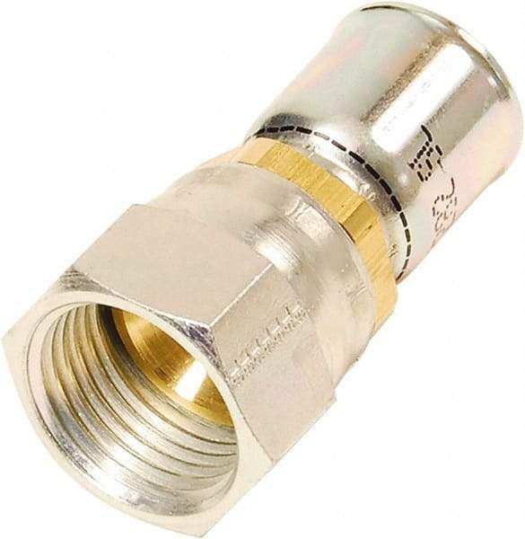 Parker - 9/16-18 Female SAE Steel Hydraulic Hose Female JIC 37° Swivel & Straight Fitting - -8 Hose Size, 1/2" Hose Diam - Industrial Tool & Supply