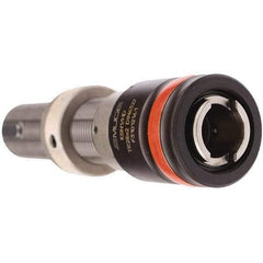 Emuge - Tr 28x2.00 Threaded Shank Tension & Compression Tapping Chuck - M3 Min Tap Capacity, 80mm Projection, Size 1 Adapter, Quick Change, Through Coolant - Exact Industrial Supply