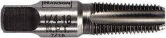 Irwin Hanson - 1/2-14 NPT Thread, 4 Flute Standard Pipe Tap - Bright Finish, Carbon Steel - Exact Industrial Supply