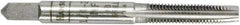 Irwin Hanson - 7/8-14 UNF 2B 4 Flute Bright Finish Carbon Steel Straight Flute Standard Hand Tap - Taper, Right Hand Thread, Oversize - Exact Industrial Supply