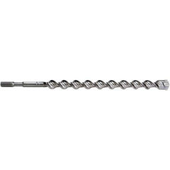 Irwin - 2" Diam, Spline Shank, Carbide-Tipped Rotary & Hammer Drill Bit - Industrial Tool & Supply