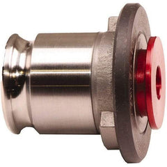 Emuge - 0.896" Tap Shank Diam, 0.672" Tap Square Size, #5 Tapping Adapter - 1.65" Projection, 2.52" Tap Depth, 4.13" OAL, 2.362" Shank OD, Through Coolant, Series EM05 - Exact Industrial Supply