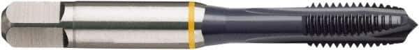 Guhring - M14x2.00 Metric Coarse, TiCN Finish, Cobalt Spiral Point Tap - Plug Chamfer, Right Hand Thread, 3.591" OAL, 1.023" Thread Length, 0.429" Shank Diam, 6H Class of Fit, Series 4416 - Exact Industrial Supply