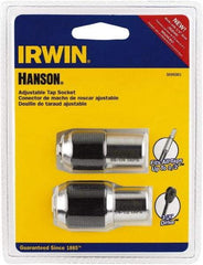 Irwin Hanson - 3/8" Tap Square Size, #0 to 1/4" Tap, - 0.375 Inch Tap Square - Exact Industrial Supply