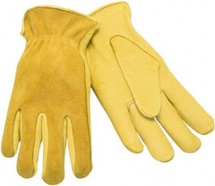 MCR Safety - Size S Deerskin General Protection Work Gloves - For Work & Driver, Uncoated, Natural, Paired - Industrial Tool & Supply