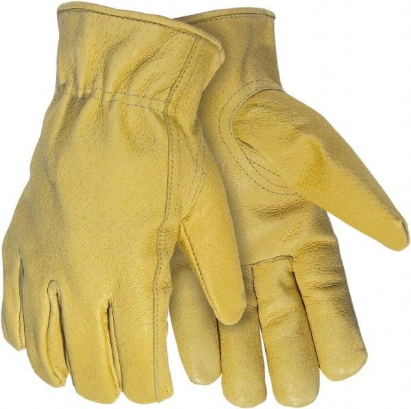 MCR Safety - Size M General Protection Work Gloves - For Work & Driver, Uncoated, Natural, Paired - Industrial Tool & Supply