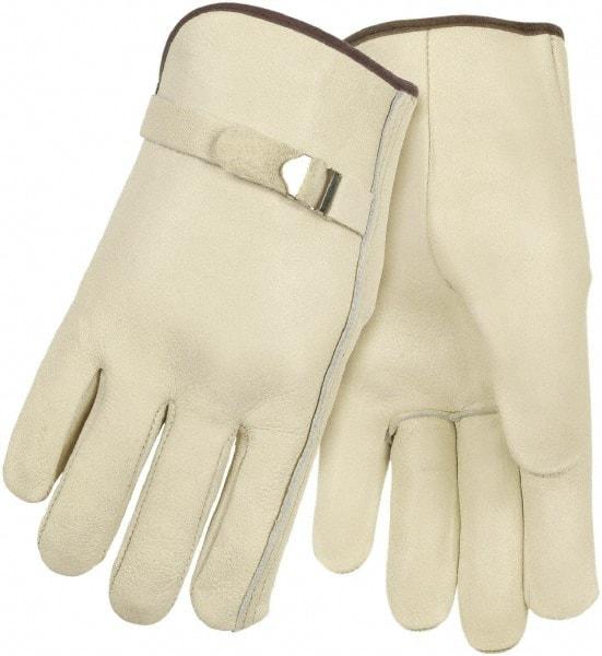 MCR Safety - Size M General Protection Work Gloves - For Work & Driver, Uncoated, Natural, Paired - Industrial Tool & Supply