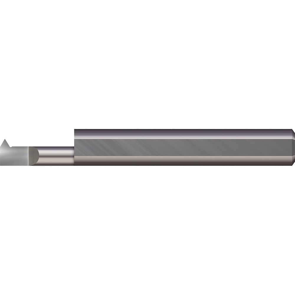 Micro 100 - Single Point Threading Tools; Thread Type: Internal ; Material: Solid Carbide ; Profile Angle: 60 ; Threading Diameter (Decimal Inch): 0.1200 ; Cutting Depth (Decimal Inch): 0.7500 ; Maximum Threads Per Inch: 56 - Exact Industrial Supply