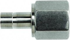 Brennan - 1/2" OD, Stainless Steel Female Adapter - NPT Ends - Industrial Tool & Supply
