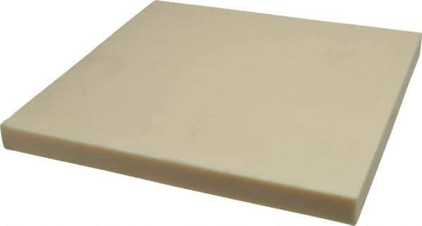 Made in USA - 1" Thick x 12" Wide x 1' Long, ABS Sheet - Tan, +0.025 Tolerance - Industrial Tool & Supply