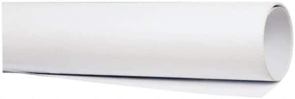 Made in USA - 4' Long, 3/4" Diam, Polystyrene Plastic Rod - Opaque White - Industrial Tool & Supply