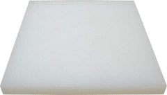 Value Collection - 1" Thick x 12" Wide x 1' Long, Polypropylene Sheet - Translucent White - Industrial Tool & Supply