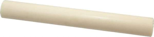 Made in USA - 1' Long, 1-1/2" Diam, ABS Plastic Rod - Beige - Industrial Tool & Supply