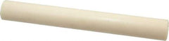 Made in USA - 1' Long, 1-1/2" Diam, ABS Plastic Rod - Beige - Industrial Tool & Supply