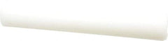 Value Collection - 1' Long, 2" Diam, Polyethylene (HDPE) Plastic Rod - White - Industrial Tool & Supply