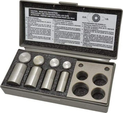 Precision Brand - 7/8 to 1-1/4 Inch Diameter Shim Punch and Die Set - 7/8, 1, 1-1/8 and 1-1/4 Inch Diameter, 4 Piece - Industrial Tool & Supply