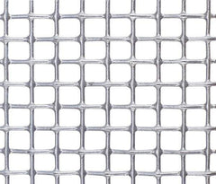 Value Collection - 20 Gage, 0.035 Inch Wire Diameter, 4 x 4 Mesh per Linear Inch, Steel, Wire Cloth - 0.215 Inch Opening Width, 36 Inch Wide, Cut to Length, Galvanized after Weave - Industrial Tool & Supply