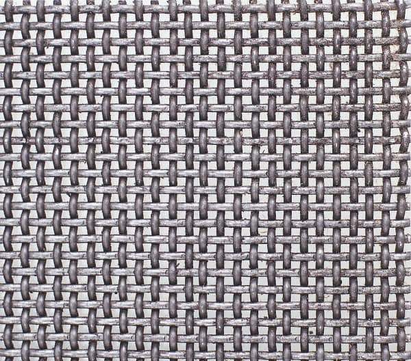 Value Collection - 39 Gage, 0.0075 Inch Wire Diameter, 60 x 60 Mesh per Linear Inch, Steel, Wire Cloth - 0.009 Inch Opening Width, 48 Inch Wide, Cut to Length - Industrial Tool & Supply