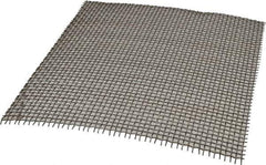 Value Collection - 16 Gage, 0.063 Inch Wire Diameter, 4 x 4 Mesh per Linear Inch, Steel, Wire Cloth - 0.187 Inch Opening Width, 12 Inch Wide x 12 Inch Stock Length - Industrial Tool & Supply