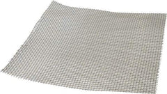 Value Collection - 19 Gage, 0.041 Inch Wire Diameter, 5 x 5 Mesh per Linear Inch, Stainless Steel, Wire Cloth - 0.159 Inch Opening Width, 12 Inch Wide x 12 Inch Stock Length - Industrial Tool & Supply