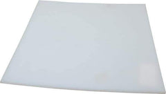 Made in USA - 3/16" Thick x 12" Wide x 1' Long, Polyethylene (UHMW) Sheet - White, ±0.20% Tolerance - Industrial Tool & Supply