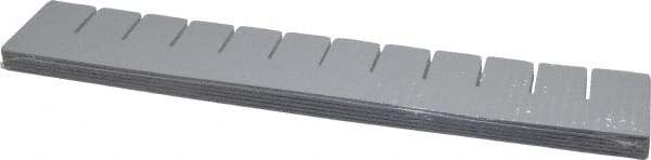 Quantum Storage - 16-1/2" Wide x 3-1/2" High, Gray Bin Divider - Use with DG92035 - Industrial Tool & Supply
