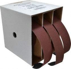 Tru-Maxx - 25 Yards x 2" 3 Piece Roll Kit - 80, 120 & 180 Grit, & Medium, Fine & Very Fine Grades - Industrial Tool & Supply
