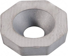 Kennametal - 4.57mm Inscribed Circle, Octagon Boring Bar Shim for Indexables - Carbide, 1/8" Thick, SM Shim Style, Neutral Cut - Industrial Tool & Supply