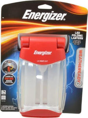 Energizer - LED Bulb, 200 Lumens, Spotlight/Lantern Flashlight - Red Plastic Body, 4 D Batteries Not Included - Industrial Tool & Supply