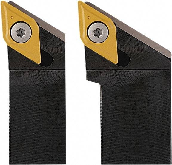 Seco - SDJC, Right Hand Cut, 93° Lead Angle, 20mm Shank Height x 20mm Shank Width, Neutral Rake Indexable Turning Toolholder - 125mm OAL, DC..11T3.. Insert Compatibility, Series Screw Lock - Industrial Tool & Supply