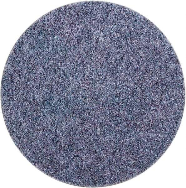 3M - 3" Disc Diam, Ceramic Quick Change Disc - Type S Attaching System, Nonwoven, Blue, Coarse Grade, 18,000 RPM - Industrial Tool & Supply
