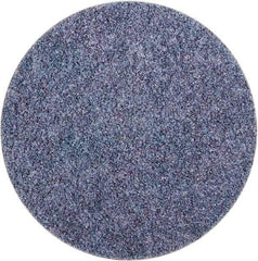3M - 4" Disc Diam, Ceramic Quick Change Disc - Type R Attaching System, Nonwoven, Blue, Coarse Grade, 12,000 RPM - Industrial Tool & Supply