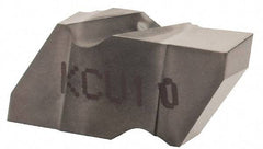 Kennametal - 2125NG Grade KCU10, 3.18mm Cutting Width Carbide Grooving Insert - 2.79mm Max Depth of Cut, Left Hand, 0.19mm Corner Radius, AlTiN Finish - Industrial Tool & Supply