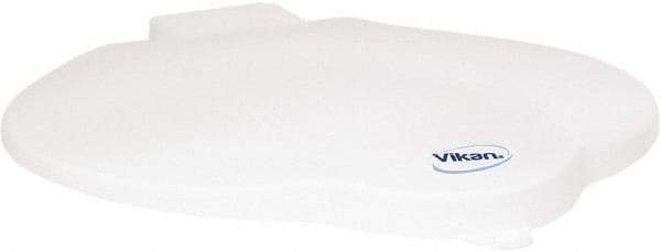 Vikan - 3 Gal Polypropylene Pail Lid - White, For Use with 5690 - Industrial Tool & Supply