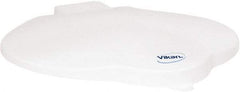 Vikan - 3 Gal Polypropylene Pail Lid - White, For Use with 5690 - Industrial Tool & Supply