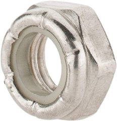Value Collection - 3/8-16 UNC 18-8 Hex Lock Nut with Nylon Insert - 9/16" Width Across Flats, 17/64" High, Uncoated - Industrial Tool & Supply