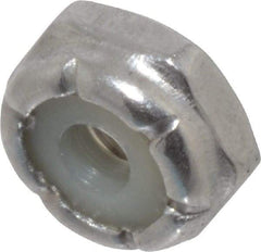 Value Collection - #6-32 UNC 18-8 Hex Lock Nut with Nylon Insert - 5/16" Width Across Flats, 9/64" High - Industrial Tool & Supply